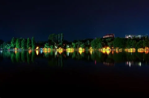 Night skyline Stock Photos