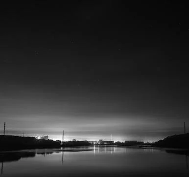 Night skyline Stock Photos