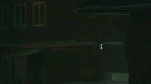 Night Snowstorm 動画素材 20500468