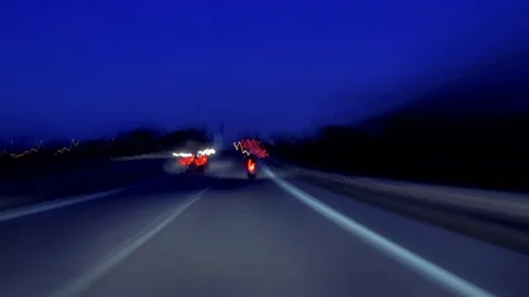 Night Speed Crazy City Stock Footage 70766465