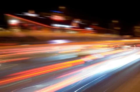Night speed Foto stock