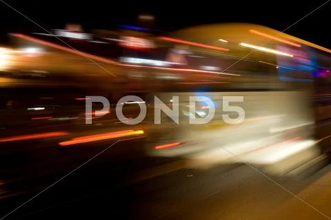 Night speed Stock Photos