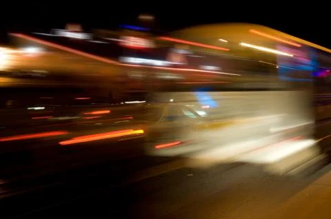 Night speed Stock Photos