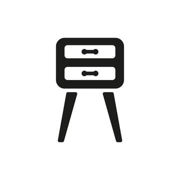 Night stand vector design templates simple and modern Stock Illustration