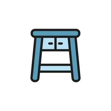 Night stand vector design templates simple and modern Stock Illustration