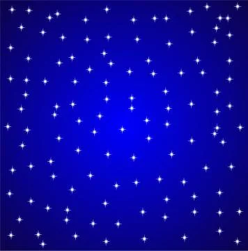 Night star sky Stock Illustration