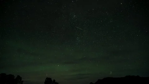 Night star timelapse Stock Footage 280387335
