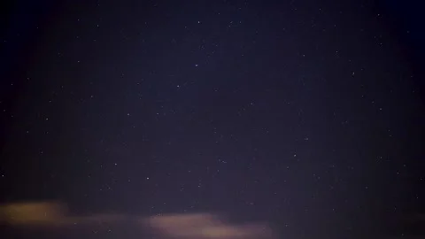 Night StarLapse in Punta Cana Video stock 233270499