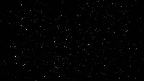 Night starry skies with twinkling and blinking stars seamless loop Stock Footage