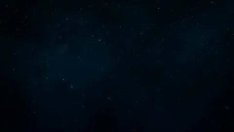 Night starry skies with twinkling or blinking stars motion background. Stock Footage