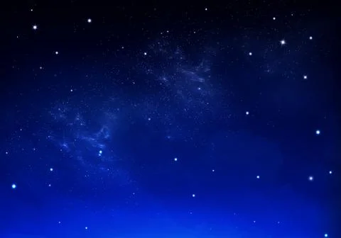 Night starry sky, abstract background Stock Illustration