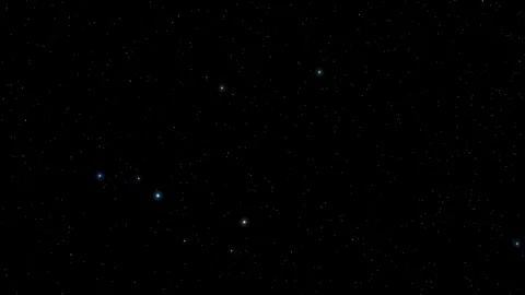 Night Starry Sky background. Landscape night light Stock Footage 124596310