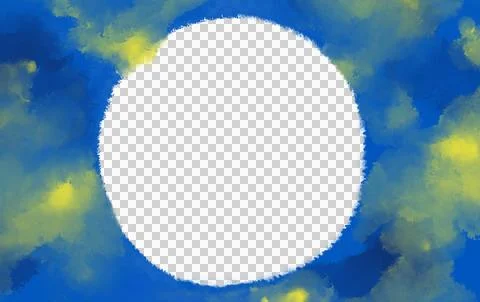 Night starry sky element stars moon cloud watercolor painting artistic textur Stock Illustration