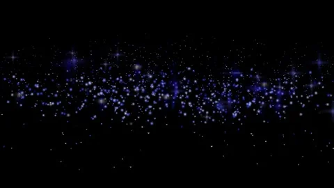 Night starry sky with  galaxy star  Looping animation on black background. Stock Footage 297744603