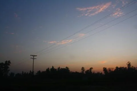 Night Starry Sky Foto stock