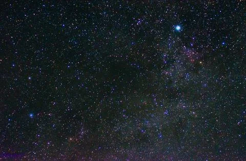 Night starry sky Stock Photos