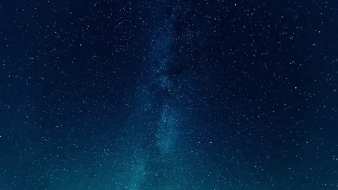 Night starry sky timelapse Stock Footage 80024488