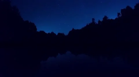 Night stars timelapse Stock Footage 42110344
