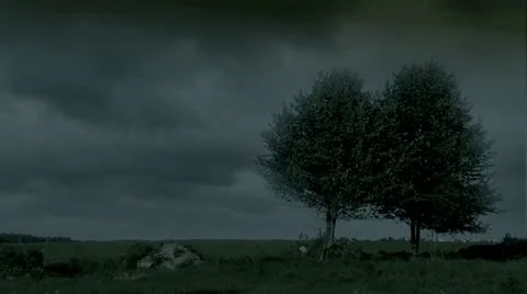 Night storm Stock Footage 11472736