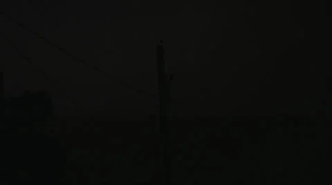 Night storm Stock Footage 25601332