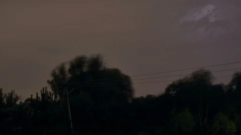 Night storm 스톡 동영상 110812676