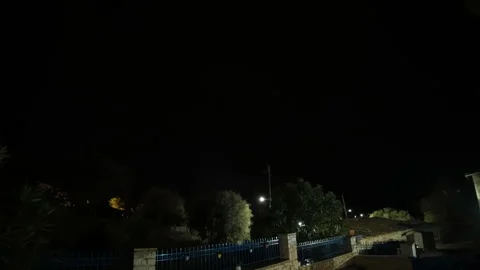 Night storm. Stock Footage 289195038