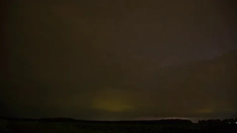 Night storm. Time laps landscape Stock Footage 80779919