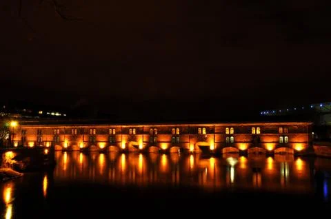 Night Strasbourg Stock Photos