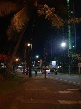 Night street Foto stock