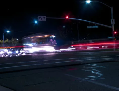 Night streets. time lapse. 4k ultra hd video. Stock Footage 12576714