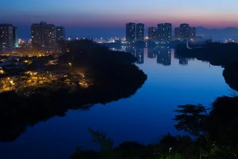 Night sunset Stock Photos