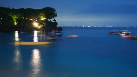 Night surf 2-1 Stock Footage 7729435