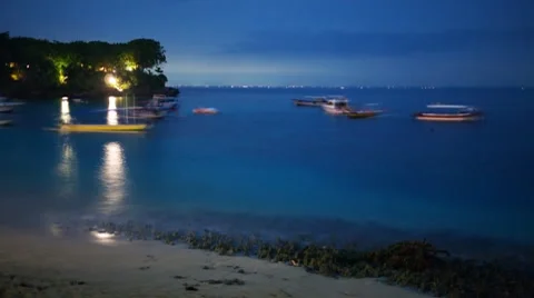 Night surf 2 Stock Footage 7729438