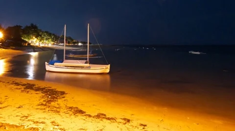 Night surf 3-1 動画素材 7729441