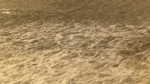 Night Surf Close Up Video stock 37016839