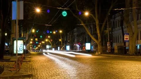 Night tails timelapse Stock Footage 8948601