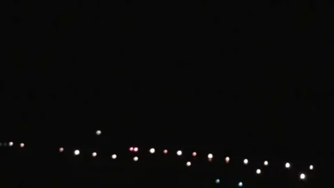 Night take-off with Afterburner Video stock 70739463