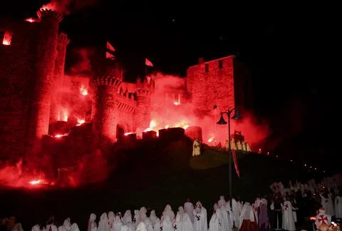 The night of the Templar Stock Photos