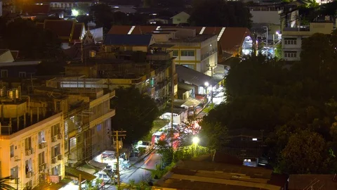 Night Thailand Stockbeeldmateriaal 101365271