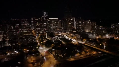 Night time city shot Stock Footage 300064714