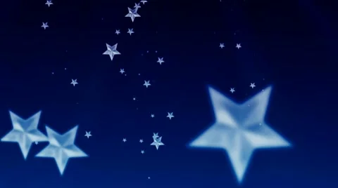 Night-time falling star 2 Stock Footage 10604463