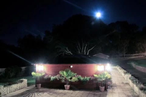 Night time glow Stock Photos