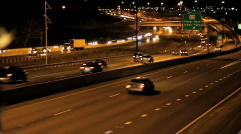 Night Time Highway 動画素材 592240