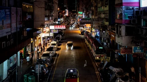 Night time lapse Video stock 107679137