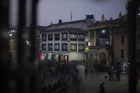 Night Time Lapse in Kathmandu Stock Footage 51531159