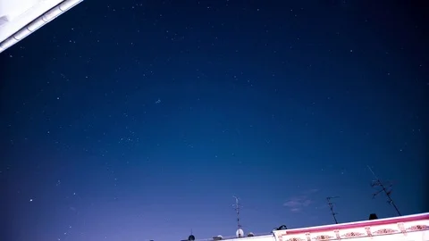 Night Time-lapse over humanity 4k Video stock 71354844