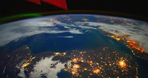 Night Time-Lapse of Planet Earth Video stock 169102325