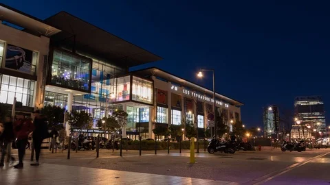 Night time lapse in the street Video stock 101523853