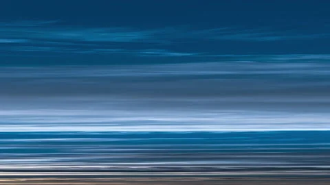 Night time stretched clouds wide angle timelapse Stock Footage 160346577