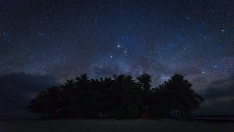 Night time timelapse in Siargao, Philippines Video stock 103378079